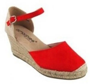 Univerzálna športová obuv Amarpies  Zapato señora  26484 acx rojo