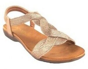 Univerzálna športová obuv Amarpies  Sandalia señora  23572 abz bronce