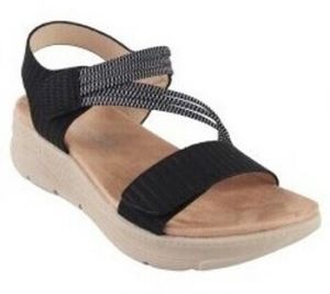 Univerzálna športová obuv Amarpies  Sandalia señora  26560 abz negro