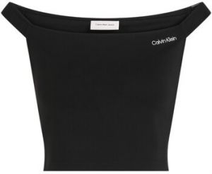 Blúzka Calvin Klein Jeans  LOGO BARDOT MILANO J20J225542