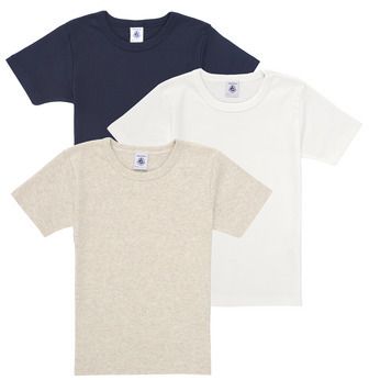 Tričká s krátkym rukávom Petit Bateau  3 TEE SHIRTS MC