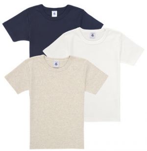 Tričká s krátkym rukávom Petit Bateau  3 TEE SHIRTS MC