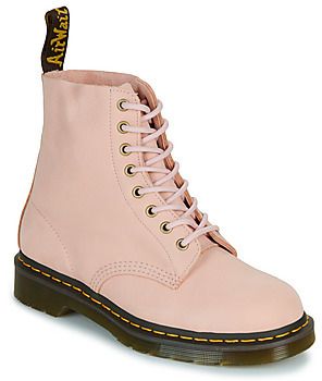 Polokozačky Dr. Martens  1460 Pascal Powder Pink Milled Nubuck WP