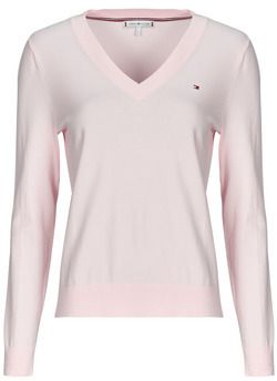 Svetre Tommy Hilfiger  CO JERSEY STITCH LS V-NK SWEATER