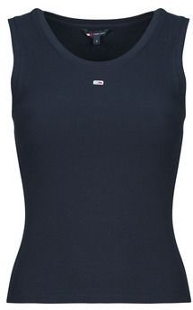 Tielka a tričká bez rukávov Tommy Jeans  TJW ESSENTIAL RIB TANK EXT