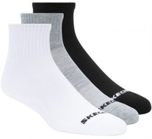 Športové ponožky Skechers  3PPK Qtr Crew Socks