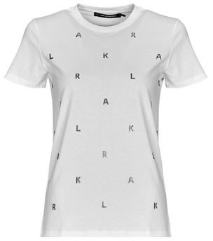 Tričká s krátkym rukávom Karl Lagerfeld  RHINESTONE KARL  T-SHIRT
