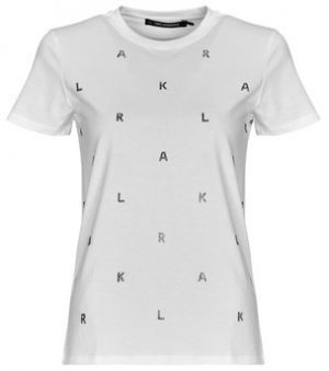 Tričká s krátkym rukávom Karl Lagerfeld  RHINESTONE KARL  T-SHIRT
