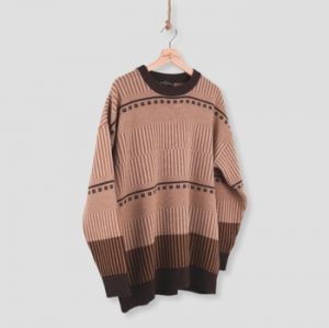 Svetre Armazém Das Malhas  ARMAZÉM DAS MALHAS Jacquard Knit - Camel