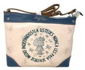 Veľká nákupná taška/Nákupná taška Mafalda  Complementos señora  m25-4980 beig