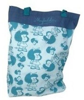Veľká nákupná taška/Nákupná taška Mafalda  Complementos señora  m25-4209 azul