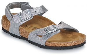 Sandále BIRKENSTOCK  Rio AS Kids BF Sparkling Silver