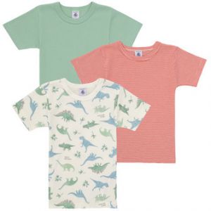 Tričká s krátkym rukávom Petit Bateau  3 TEE SHIRTS MC