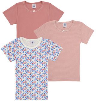 Tričká s krátkym rukávom Petit Bateau  3 TEE SHIRTS MC