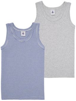 Tielka a tričká bez rukávov Petit Bateau  2 DEBARDEURS