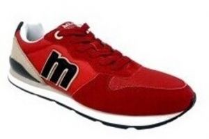 Univerzálna športová obuv MTNG  Zapato caballero MUSTANG 84467 rojo