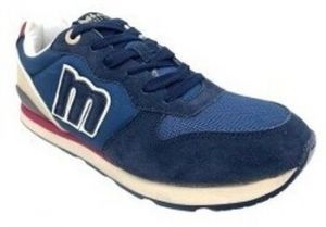 Univerzálna športová obuv MTNG  Zapato caballero MUSTANG 84467 azul