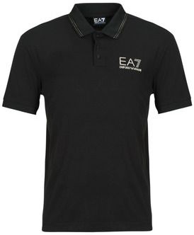 Polokošele s krátkym rukávom Emporio Armani EA7  TRAIN GOLD LABEL POLO PUNTO ROMA  7M000300