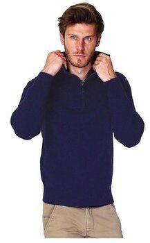 Svetre William De Faye  WFM97_BLEU_NUIT