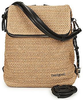 Ruksaky a batohy Desigual  HALF LOGO RAFFIA HAMPTON