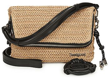 Tašky cez rameno Desigual  HALF LOGO RAFFIA VENECIA 3.0