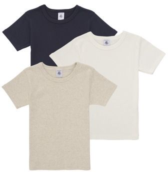 Tričká s krátkym rukávom Petit Bateau  3 TEE SHIRTS MC
