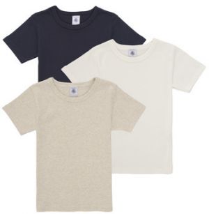 Tričká s krátkym rukávom Petit Bateau  3 TEE SHIRTS MC