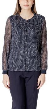 Blúzka Street One  Printed chiffon blouse w placket detail 345452