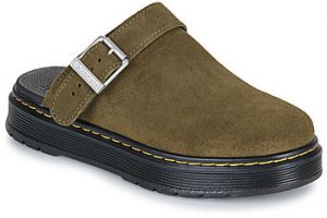 Nazuvky Dr. Martens  Brookline Mule DMs Olive Bronx Suede