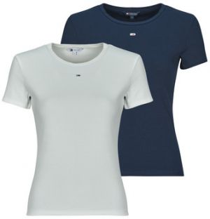 Tielka a tričká bez rukávov Tommy Jeans  TJW 2PACK SLIM ESSENTIAL RIB SS