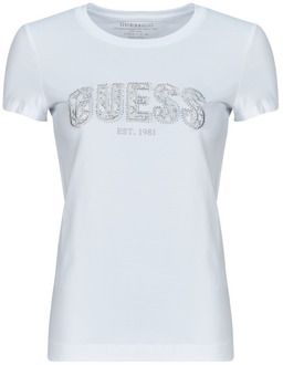 Tričká s krátkym rukávom Guess  LOGO LACE