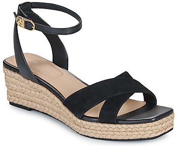 Sandále Tommy Hilfiger  LEATHER   SUEDE MID WEDGE ESPAD