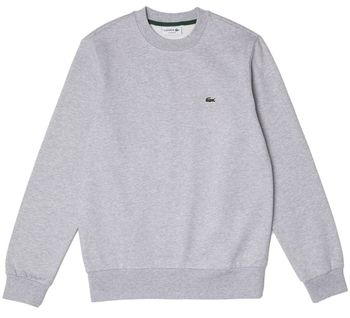 Mikiny Lacoste  Organic Brushed Cotton Sweatshirt SH9608 - Gris