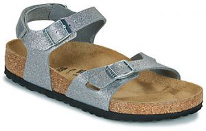Sandále BIRKENSTOCK  Rio AS Kids BF Sparkling Silver