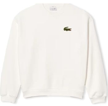 Mikiny Lacoste  Loose Fit Sweatshirt SH2741 - Blanc