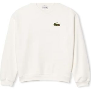 Mikiny Lacoste  Loose Fit Sweatshirt SH2741 - Blanc