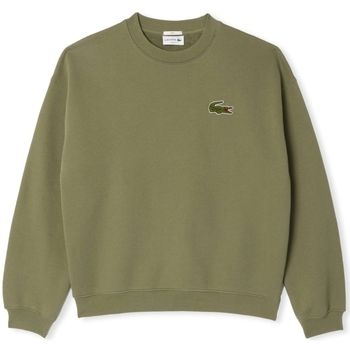 Mikiny Lacoste  Loose Fit Sweatshirt SH2741 - Vert Kaki