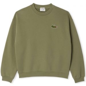 Mikiny Lacoste  Loose Fit Sweatshirt SH2741 - Vert Kaki