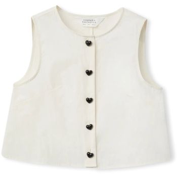 Blúzka Compania Fantastica  COMPAÑIA FANTÁSTICA Top 11026 - Ecru