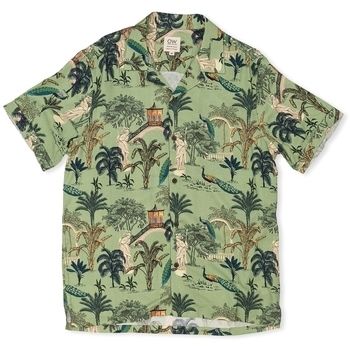 Košele s dlhým rukávom Otherwise  Aztec Shirt - Green