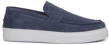 Mokasíny Exton  JEANS CAMOSCIO