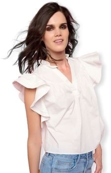 Blúzka Minueto  Top Getty - White