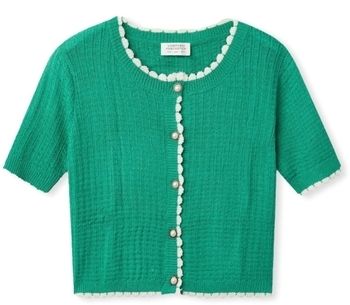 Kabáty Compania Fantastica  COMPAÑIA FANTÁSTICA Cardigan 10301 - Green