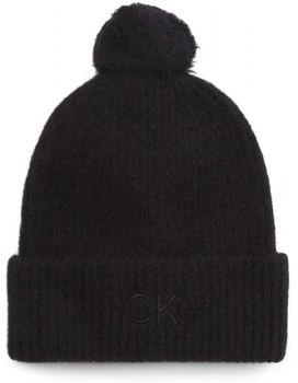 Čiapky Calvin Klein Jeans  CK EMBROIDERY AIRY POMPOM BEANIE K60K612586