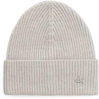 Čiapky Calvin Klein Jeans  CK METAL CHUNKY RIB BEANIE K60K612592