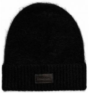 Čiapky Calvin Klein Jeans  LEATHER PATCH AIRY BEANIE K60K612594