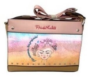 Tašky cez rameno Frida Kahlo  Complementos señora  k25-4965 tostado
