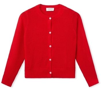 Kabáty Compania Fantastica  COMPAÑIA FANTÁSTICA Cardigan 10232 - Red
