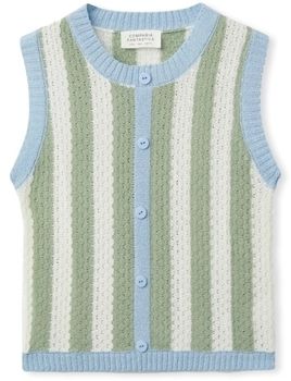 Blúzka Compania Fantastica  COMPAÑIA FANTÁSTICA Top 10341- Green/Blue