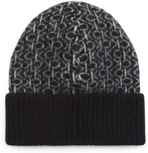 Čiapky Calvin Klein Jeans  MONOGRAM FOLD TURN UP BEANIE K60K612595